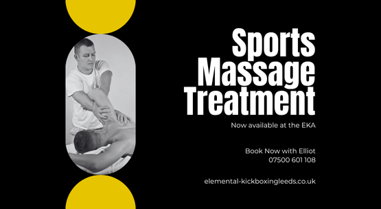 Sports Massage Now Available at Elemental Kickboxing Leeds