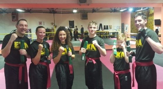 Building confidence in kickboxing