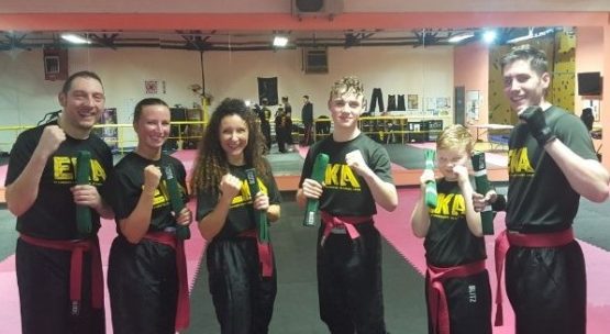 Building confidence in kickboxing