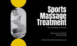 Sports Massage Now Available at Elemental Kickboxing Leeds